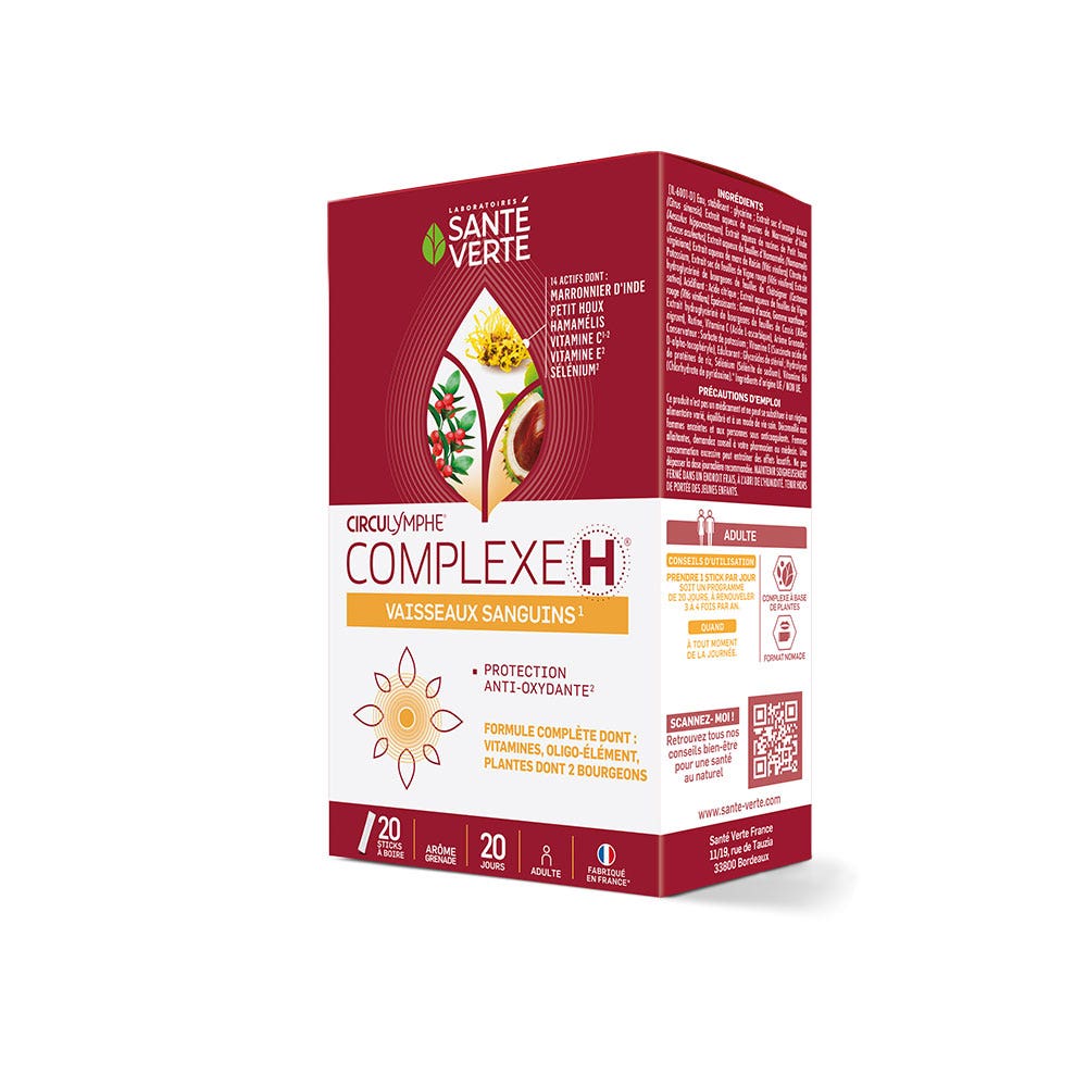 Sante Verte Circulymphe Complesso H 20 bastoni