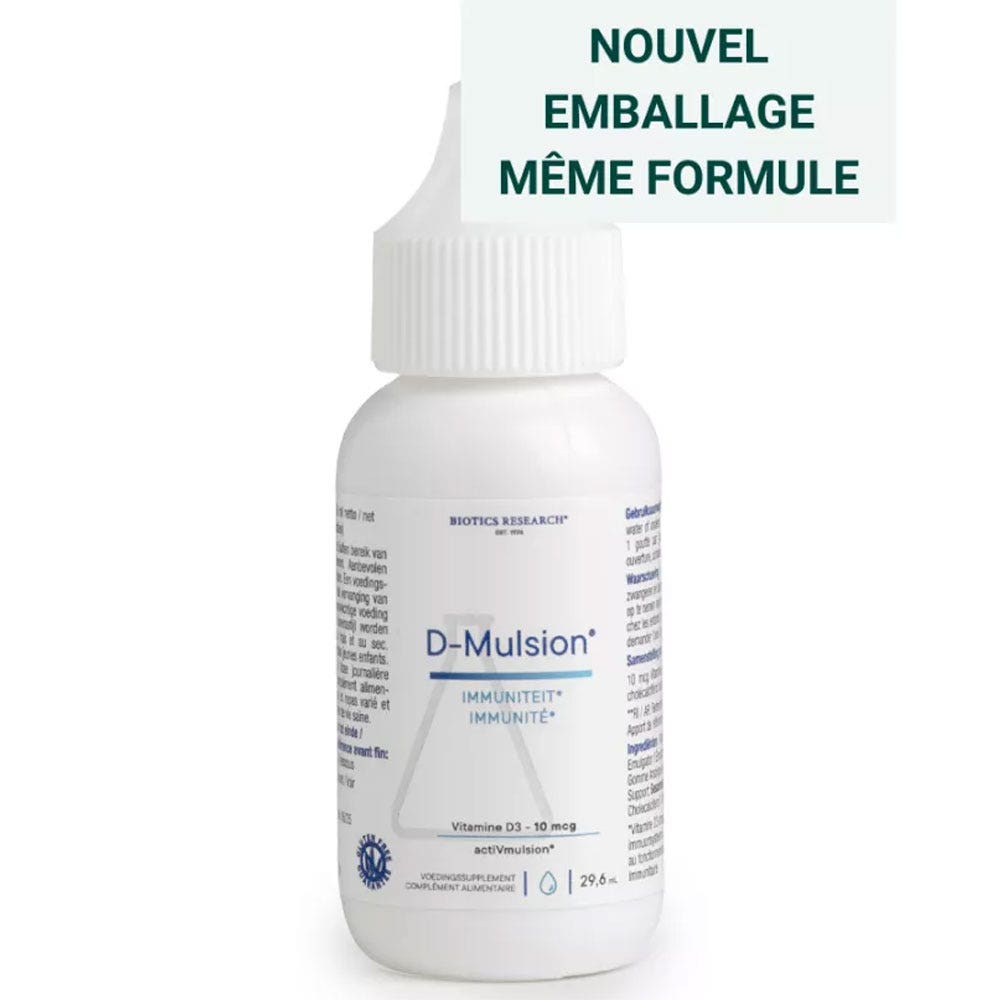 Biotics Research Emulsione D per l'apporto di vitamina D 29,6 ml