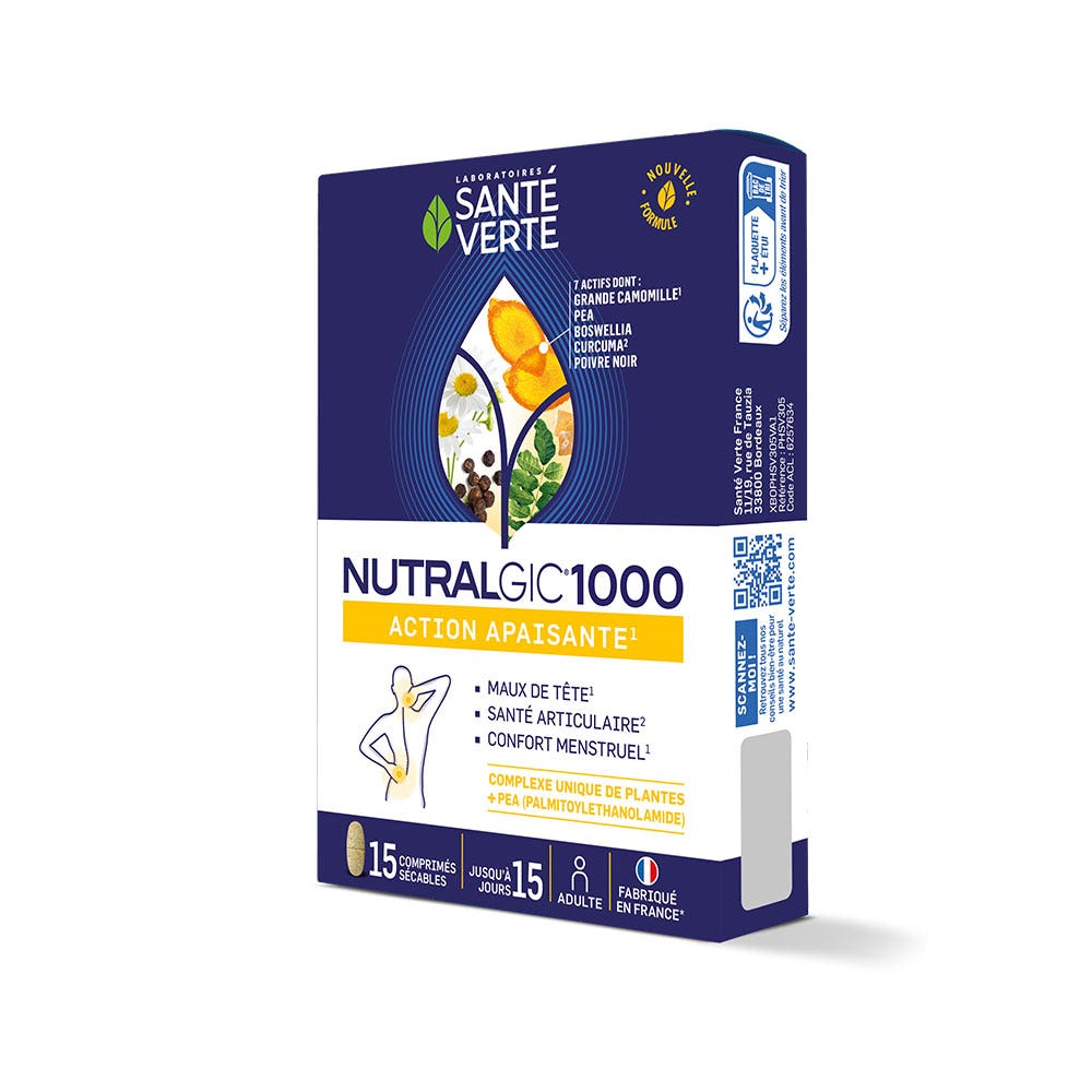 Sante Verte Nutralgic Azione lenitiva 1000 mg 15 compresse