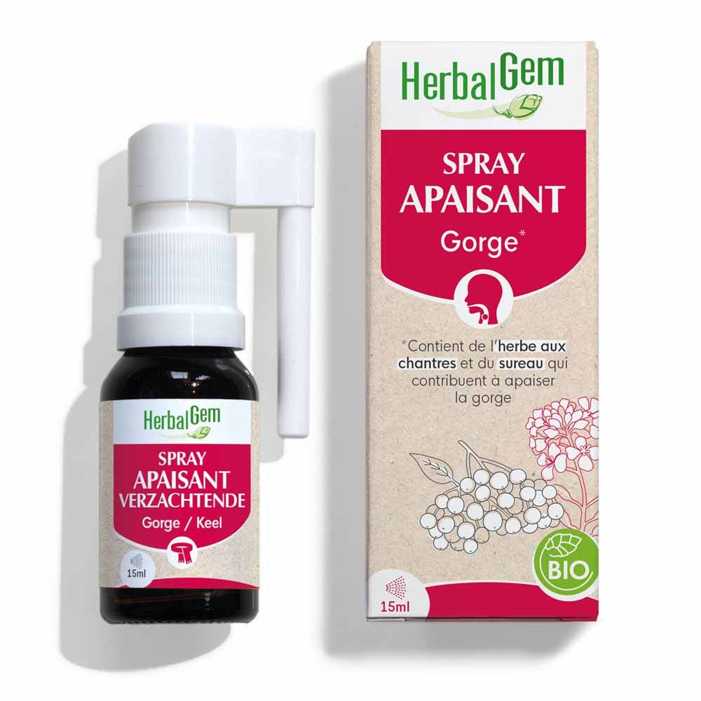 Herbalgem Spray lenitivo biologico per la gola 15ml