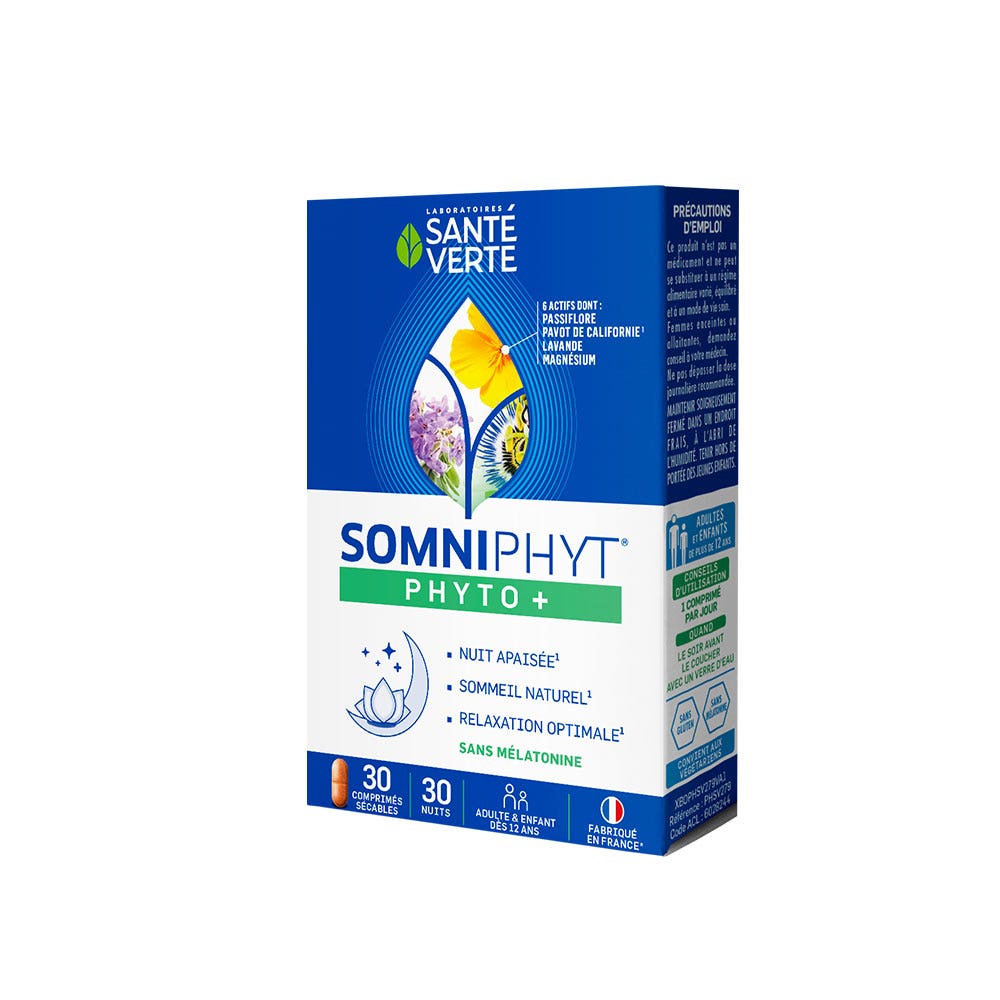 Sante Verte Somniphyt Phyto+ per un sonno riparatore 30 compresse