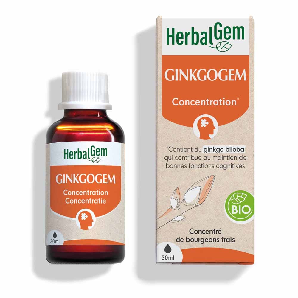 Herbalgem Complessi di gemmoterapia Concentrazione organica Ginkgogem 30ml