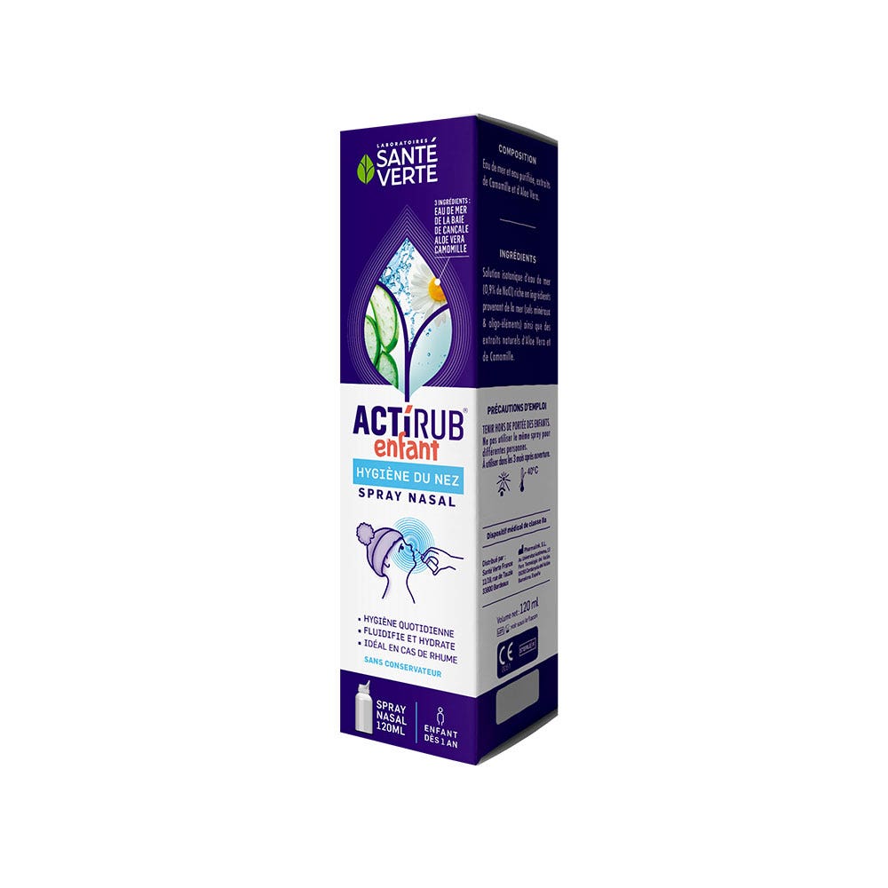 Sante Verte ActiRub Spray nasale per bambini igiene del naso 120 ml
