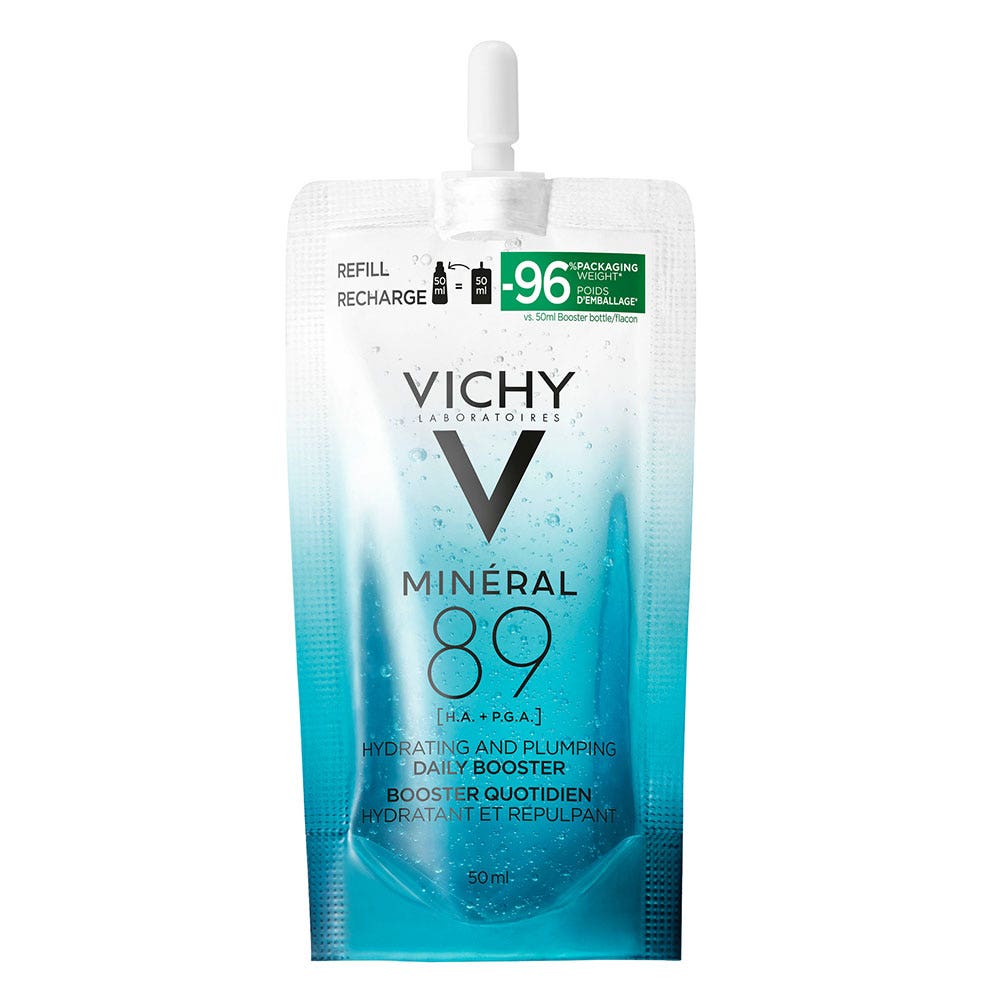 Vichy Mineral 89 Ricarica siero booster quotidiano fortificante e ripolpante all'acido ialuronico 50 ml
