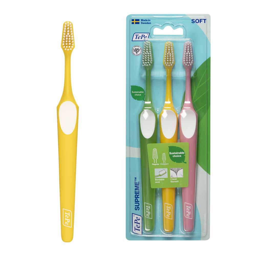 TePe Supreme Soft Spazzolini da denti morbidi 3 unità