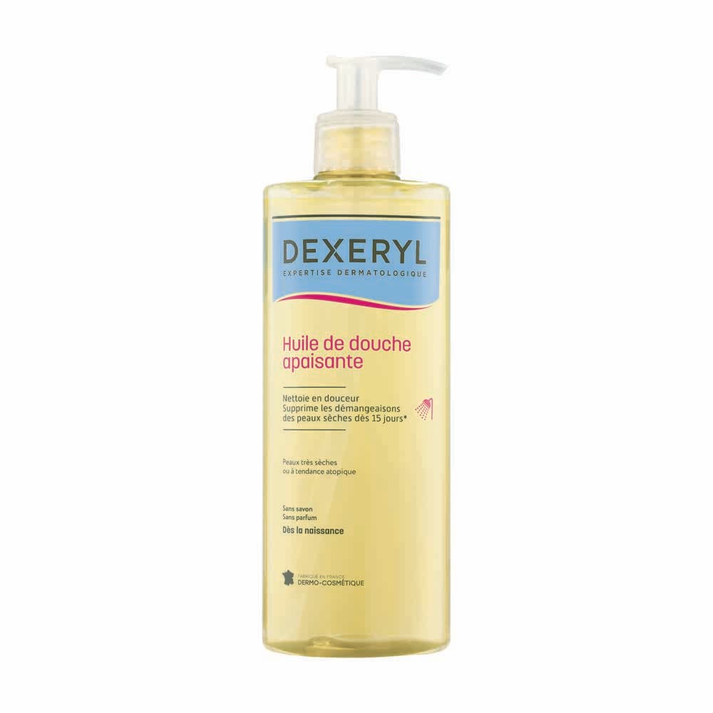 Dexeryl Huile de Douche Apaisante pelle molto secca o con tendenza atopica 500 ml