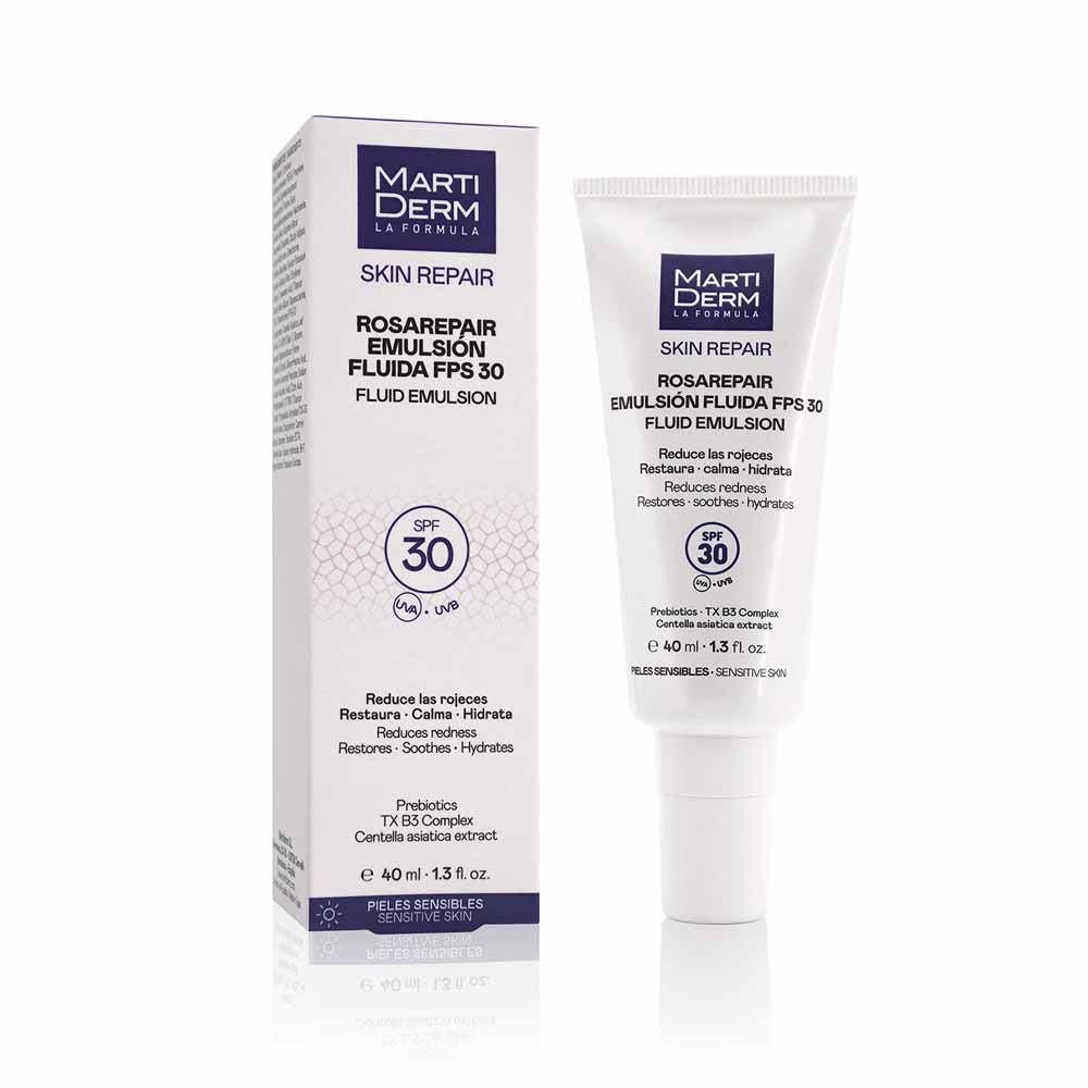Martiderm Skin Repair Emulsione fluida SPF30 Rosarepair 40 ml