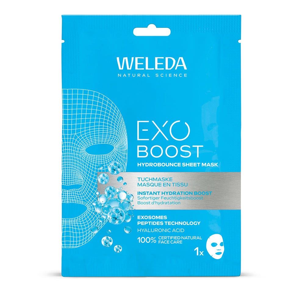 Weleda Exo Boost Maschera idratante in tessuto 20 ml
