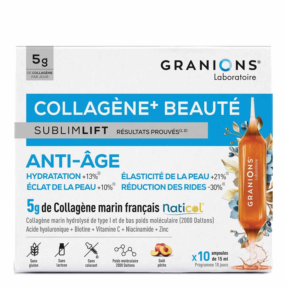 Granions SublimLift Collagene bellezza anti-età 10 ampolle da 15 ml