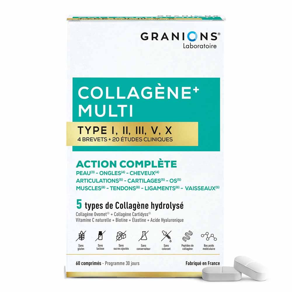 Granions Collagene multi-tipo I-II-III-V-X 60 compresse