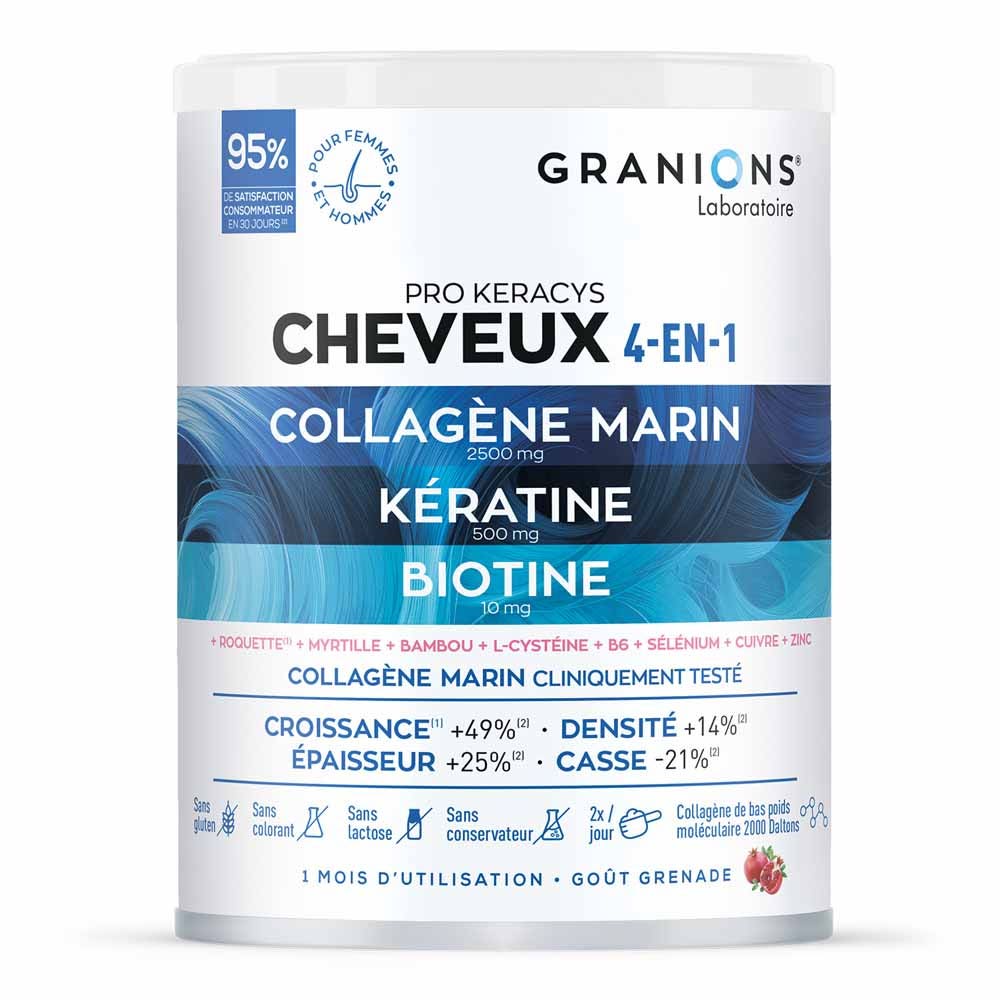 Granions Pro Keracys Shampoo 4in1 collagene + cheratina + biotina 300 g
