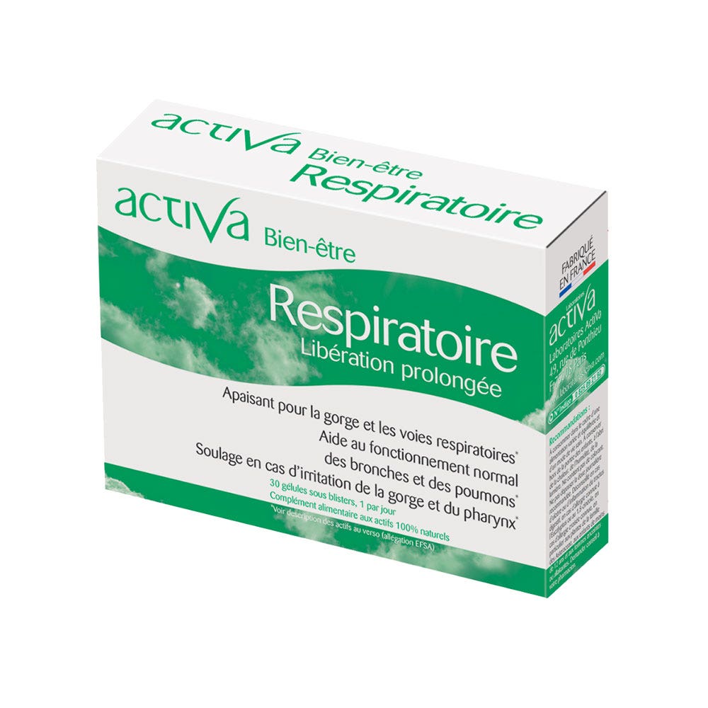 Activa Benessere quotidiano Respiratorio a rilascio prolungato 30 capsule
