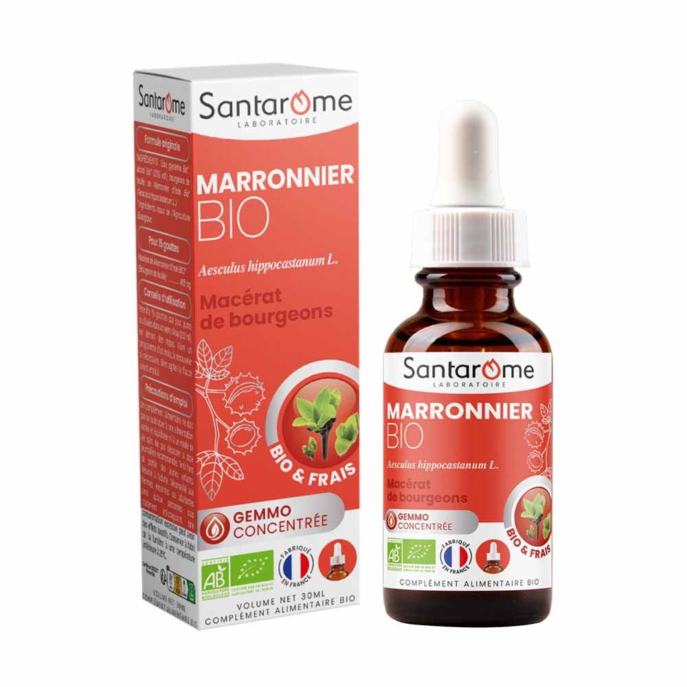 Santarome Gemmo Maceratino di gemme di Ippocastano bio 30 ml
