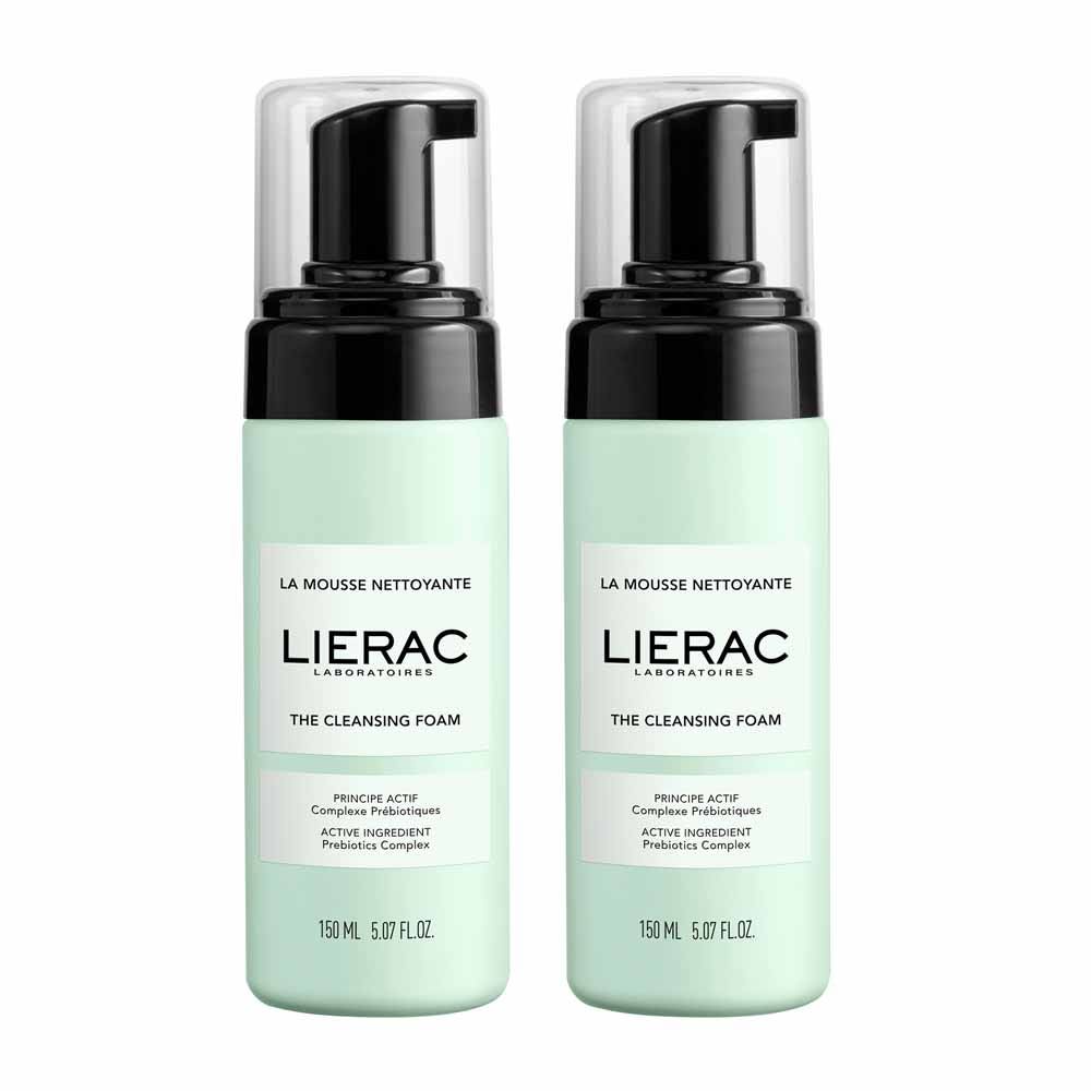 Lierac Struccanti Doppia mousse detergente 2 x 150 ml