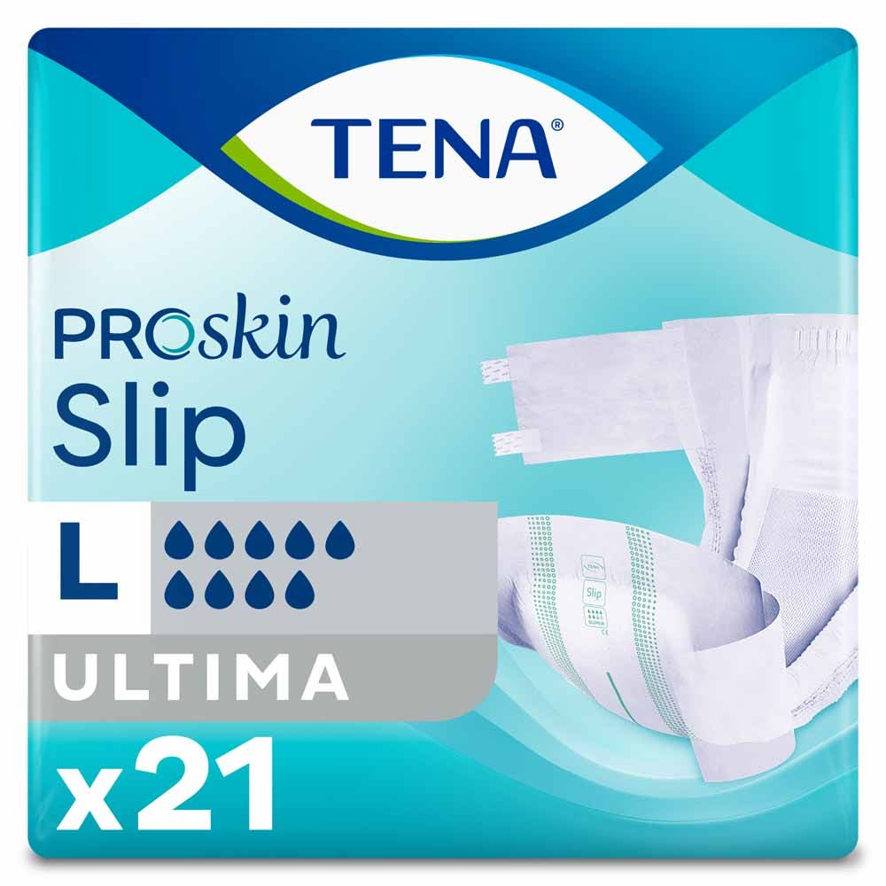 Tena Slip Mutandine assorbenti ProSkin Ultima taglia L cambi completi 2 x 21 unità