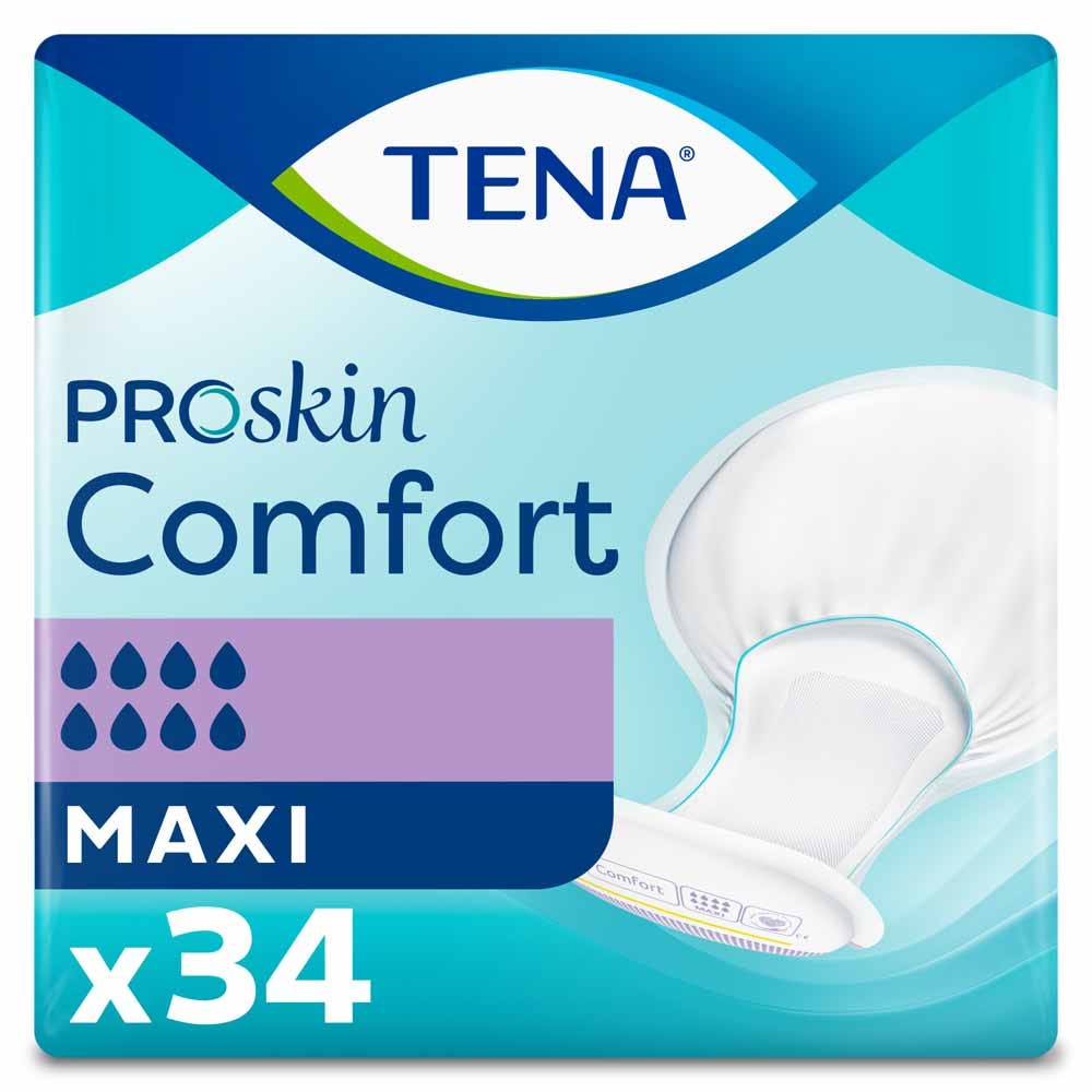 Tena Comfort Protezioni anatomiche ProSkin Maxi 34 unità