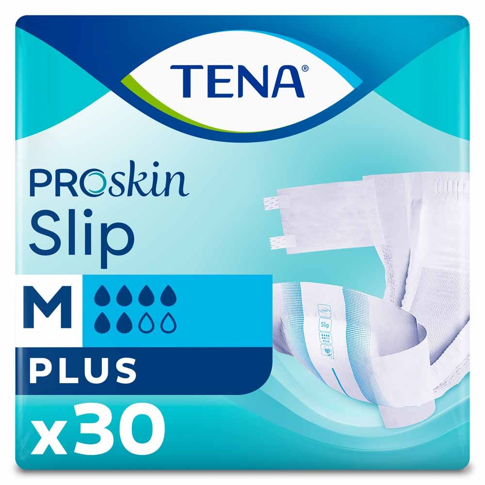Tena Slip Mutandine assorbenti complete ProSkin Plus taglia media 30 capsule