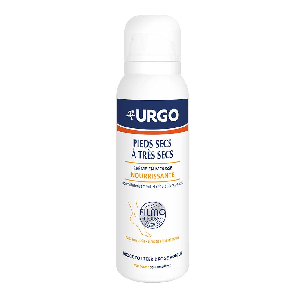 Urgo Crema schiumogena nutriente per piedi molto secchi 125 ml