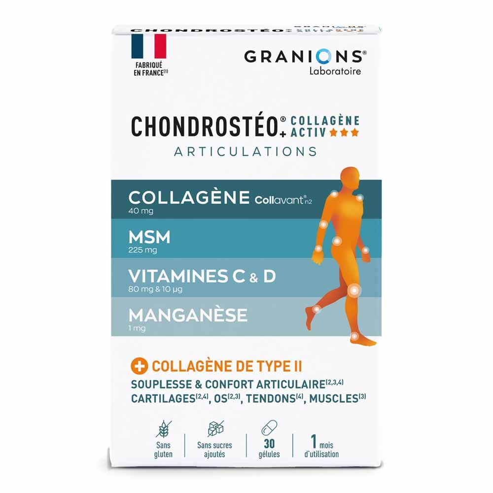 Granions Chondrosteo+ Articolazioni Condrosteo+ Collagene Attivo 30 Geluli