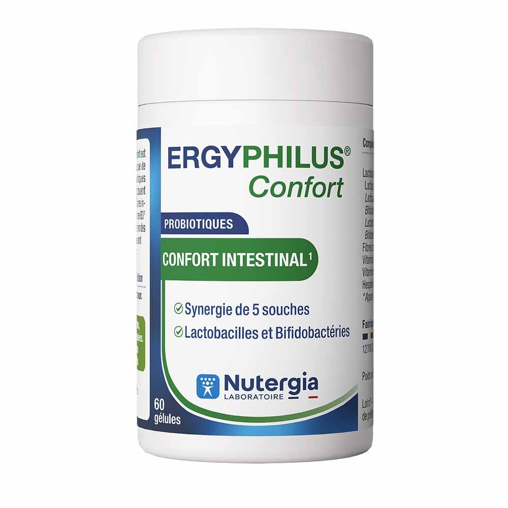 Nutergia Ergyphilus Conforto del microbioma 60 capsule