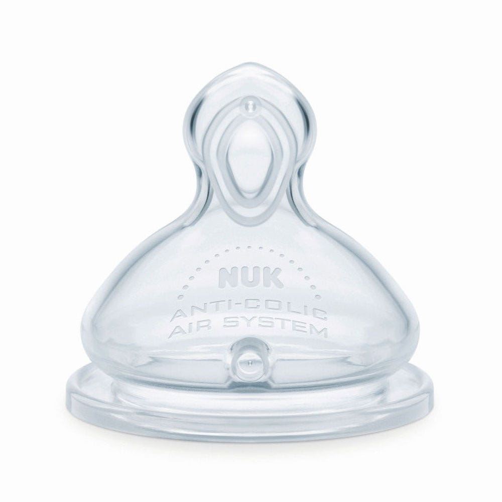 Nuk First Choice+ Tettarelle fisiologiche in silicone Fin dalla nascita 2 x