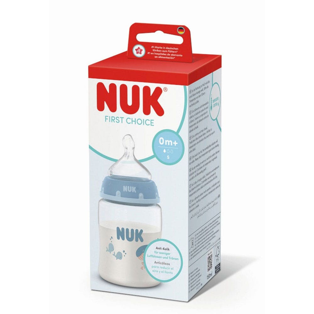 Nuk First Choice+ Biberon in silicone a partire da 0 mesi 150 ml