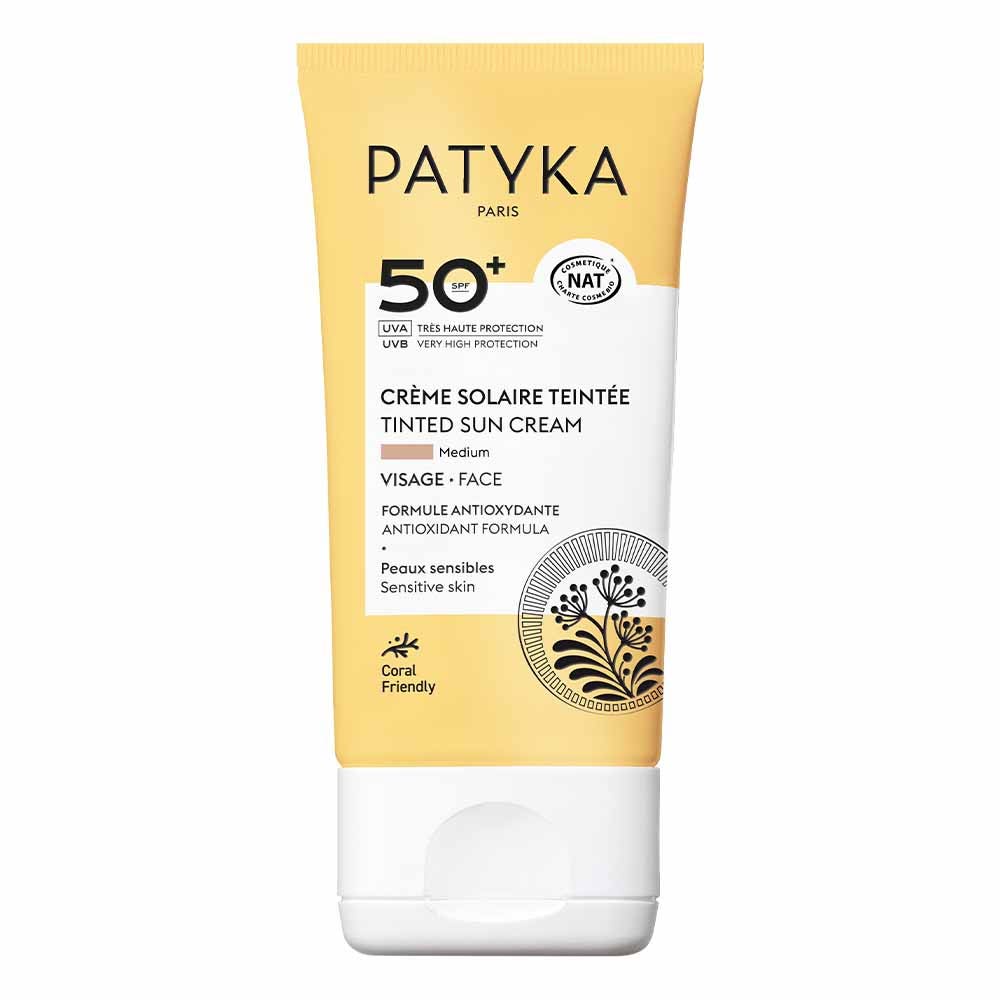 Patyka Solare Crema solare colorata SPF50+ tono medio per tutti i tipi di pelle 40 ml