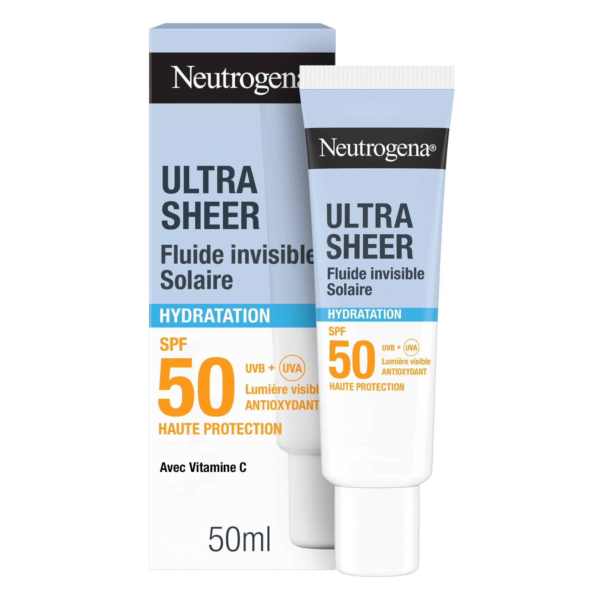 Neutrogena Ultra Sheer Protezione solare invisibile idratante SPF50 50 ml