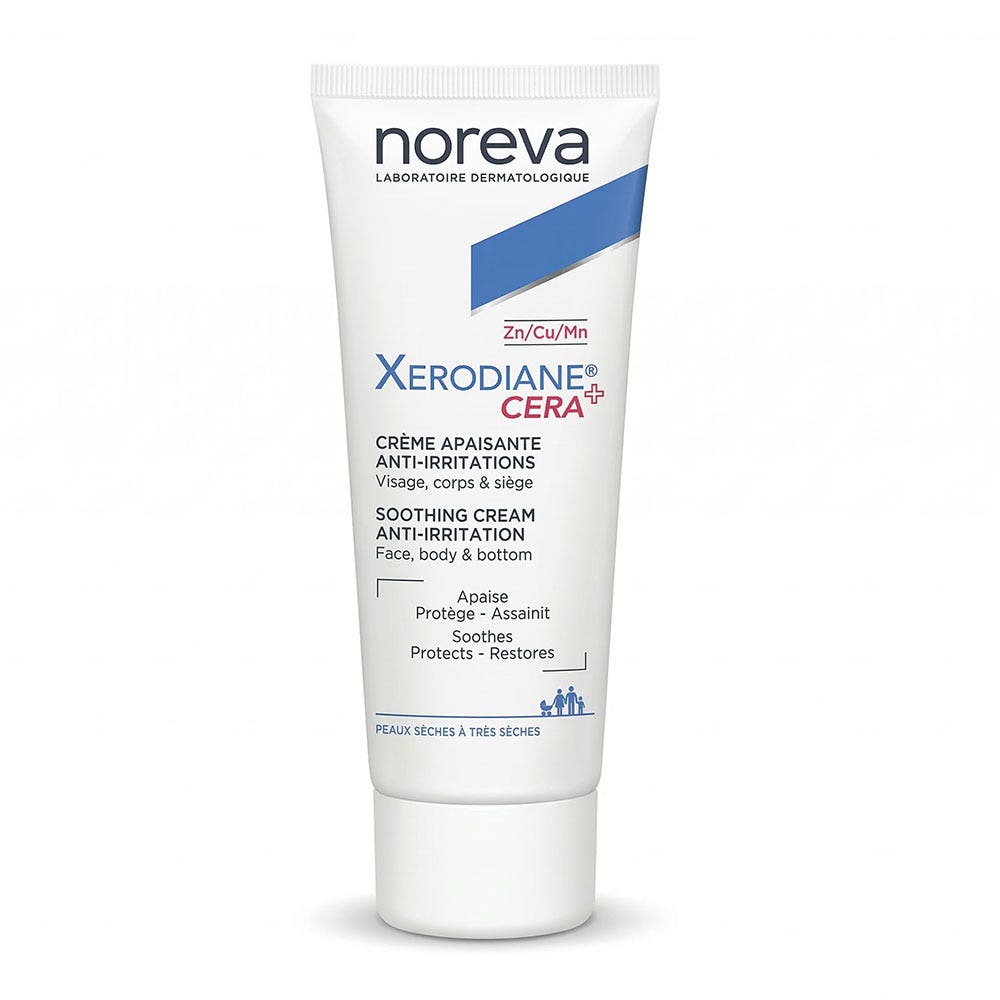 Noreva Xerodiane Cera+ Crema lenitiva anti-irritazioni Cu/Zn/Mn 40 ml