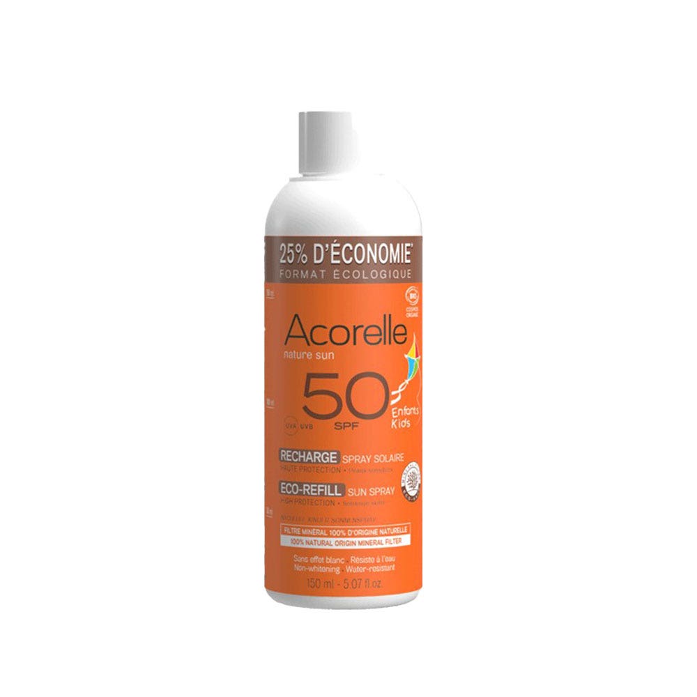 Acorelle Ricarca spray solare per bambini SPF50 150 g