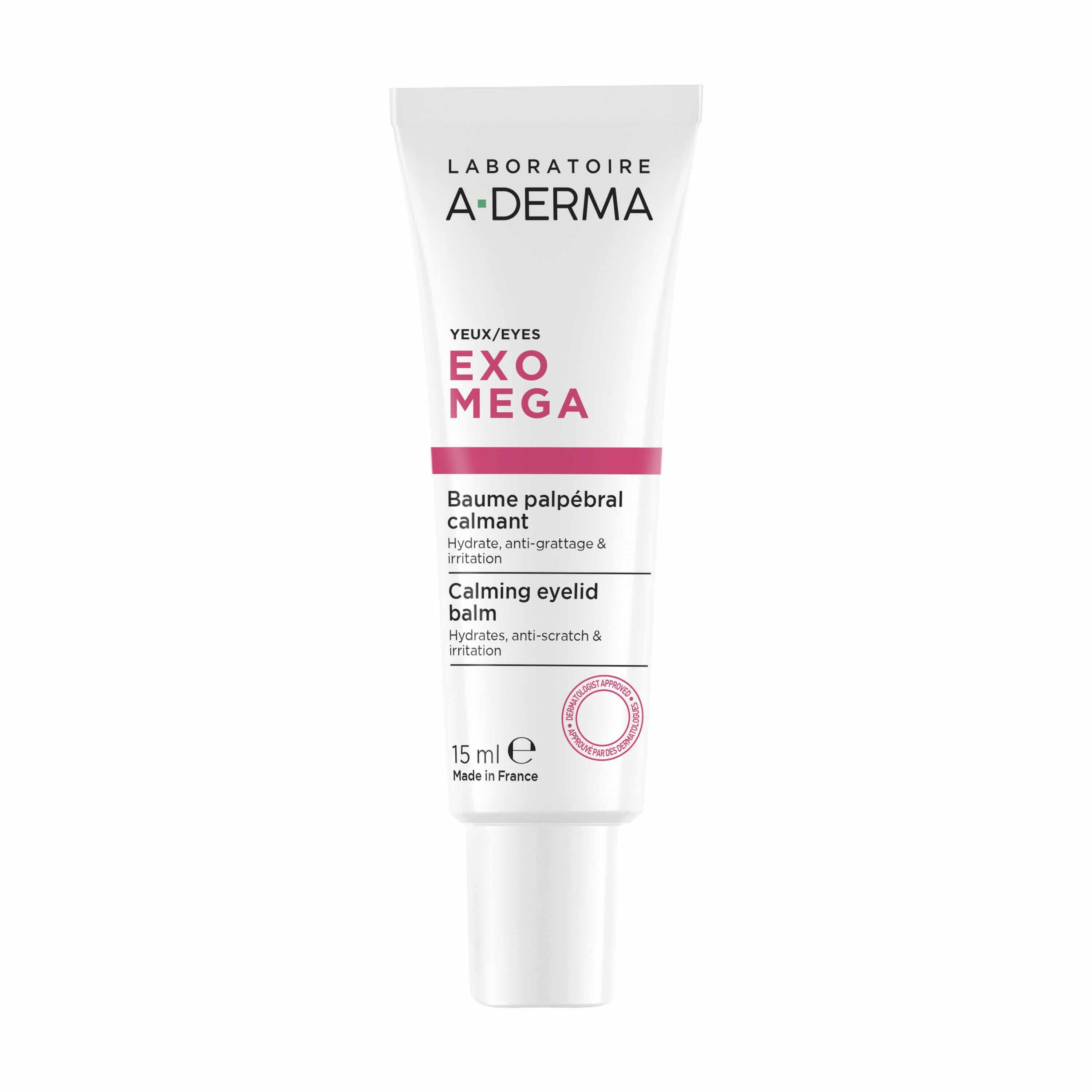 A-Derma Exomega Balsamo lenitivo per palpebre 15 ml