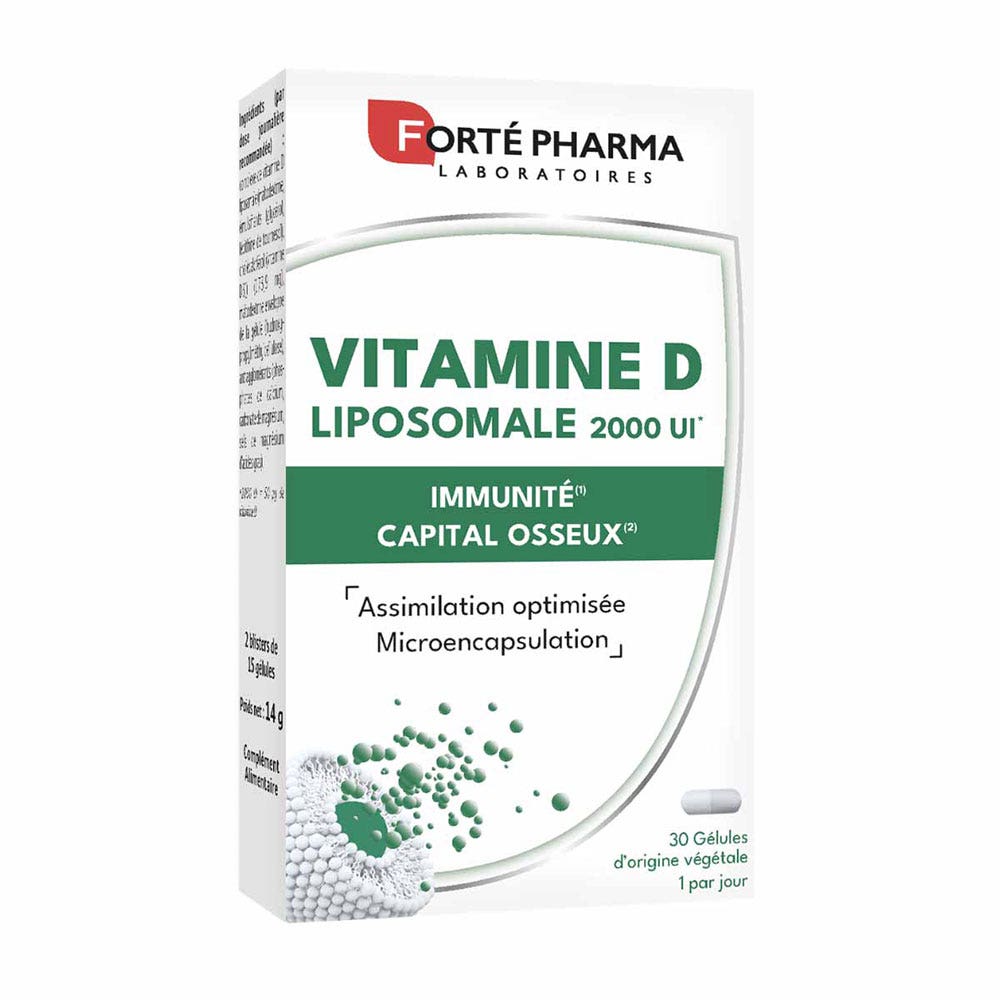 Forté Pharma Forté Royal Vitamina D liposomiale 2000 UI per difese immunitarie e salute delle ossa 30 capsule