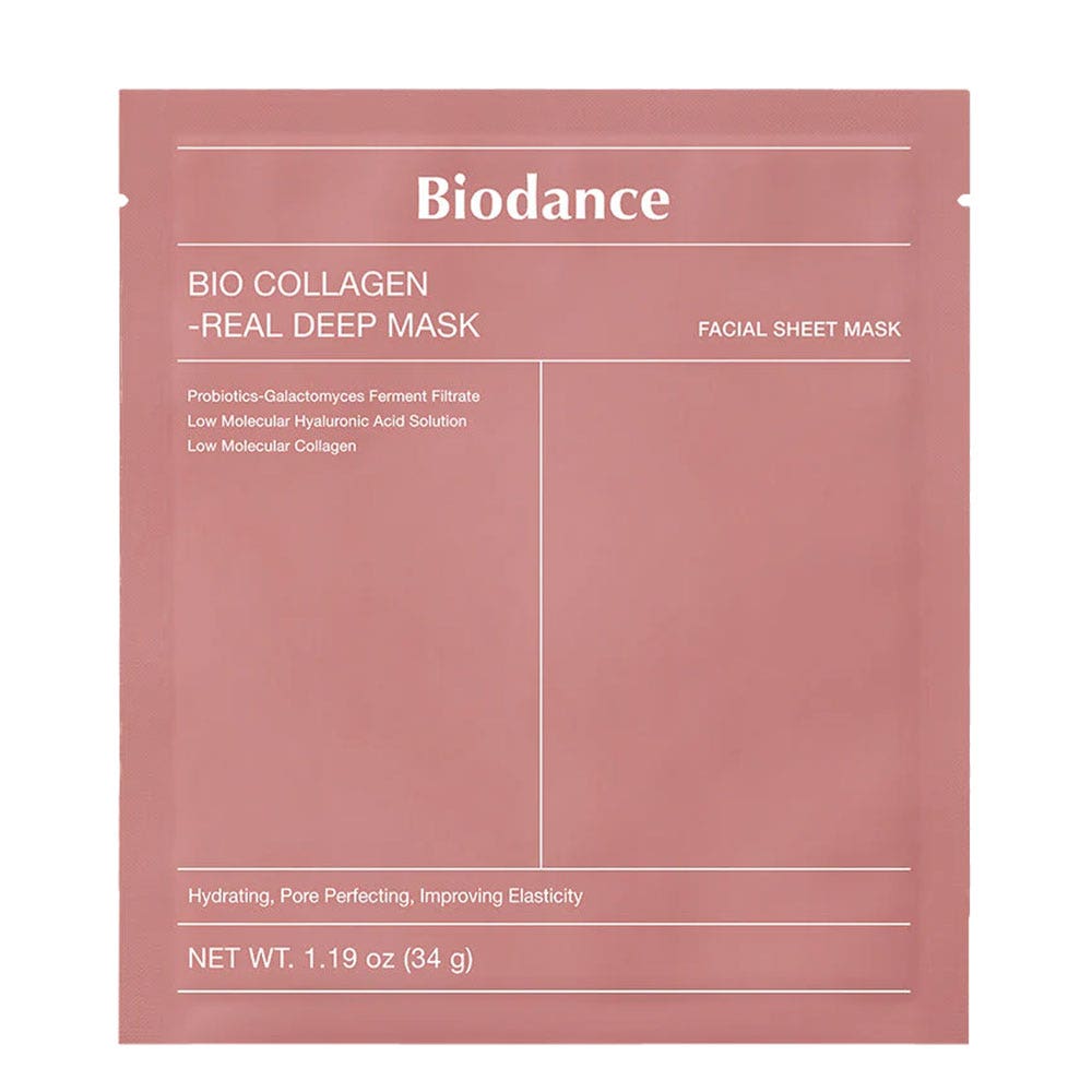 Biodance Maschera viso in tessuto gelificato al collagene bio per la fermezza 1 unità
