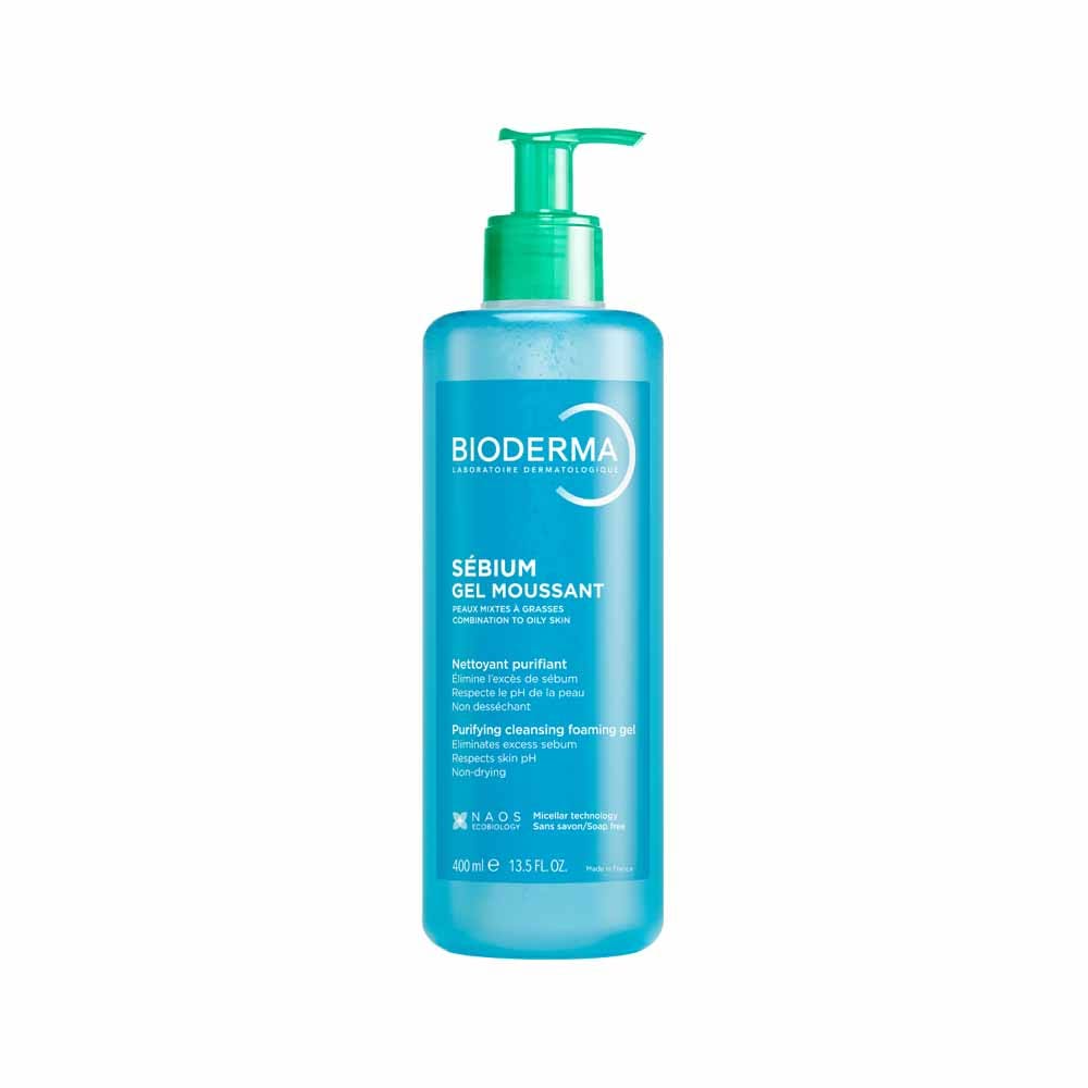 Bioderma Sebium Gel detergente per pelle mista e grassa 400 ml