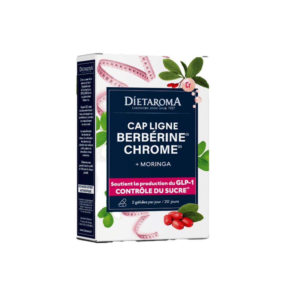 Dietaroma Capligne berberina cromo 40 capsule