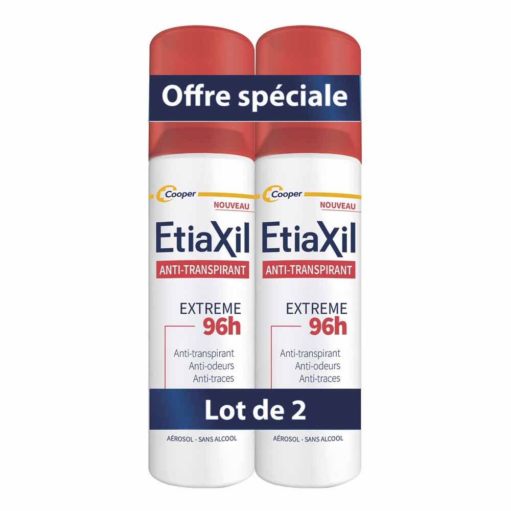 Etiaxil Deodorante spray estremo 96h 2 x 150 ml