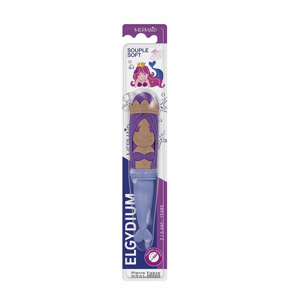 Elgydium Spazzolino Mermaid per bambini 2-6 anni