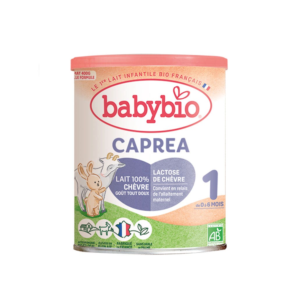 Babybio Latte per l'Infanzia Latte in polvere Caprea 2 bio al latte di capra a partire dai 6 mesi 400 g