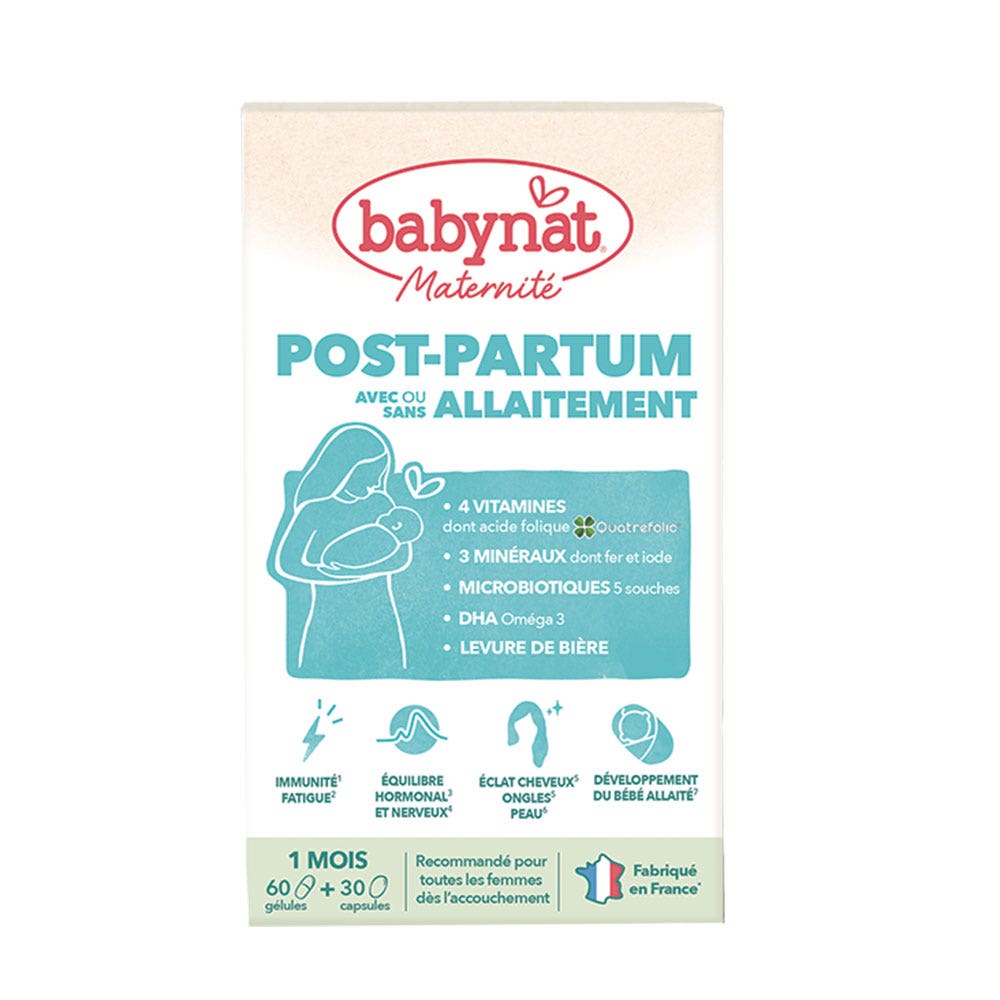 Babynat Maternité Post-partum 60 capsule + 30 capsule