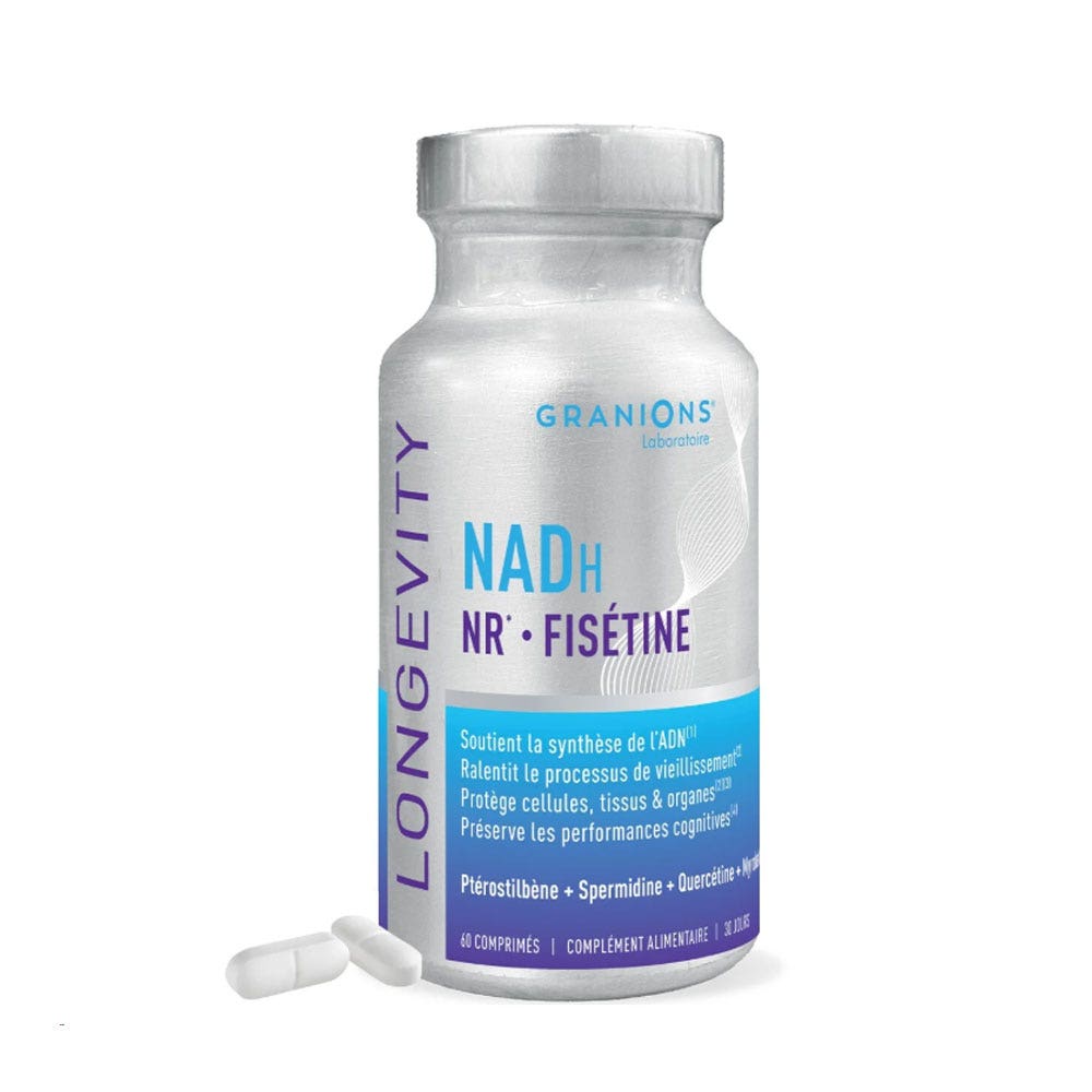 Granions Complexe Longevity NADH NR spermidina 60 compresse