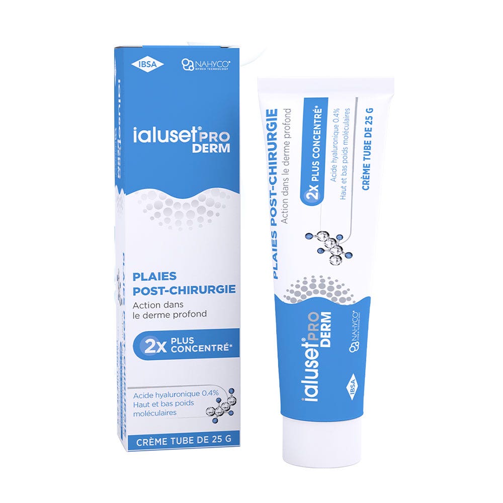 IBSA Ialuset Pro Derm Crema per ferite post-chirurgiche 25 g