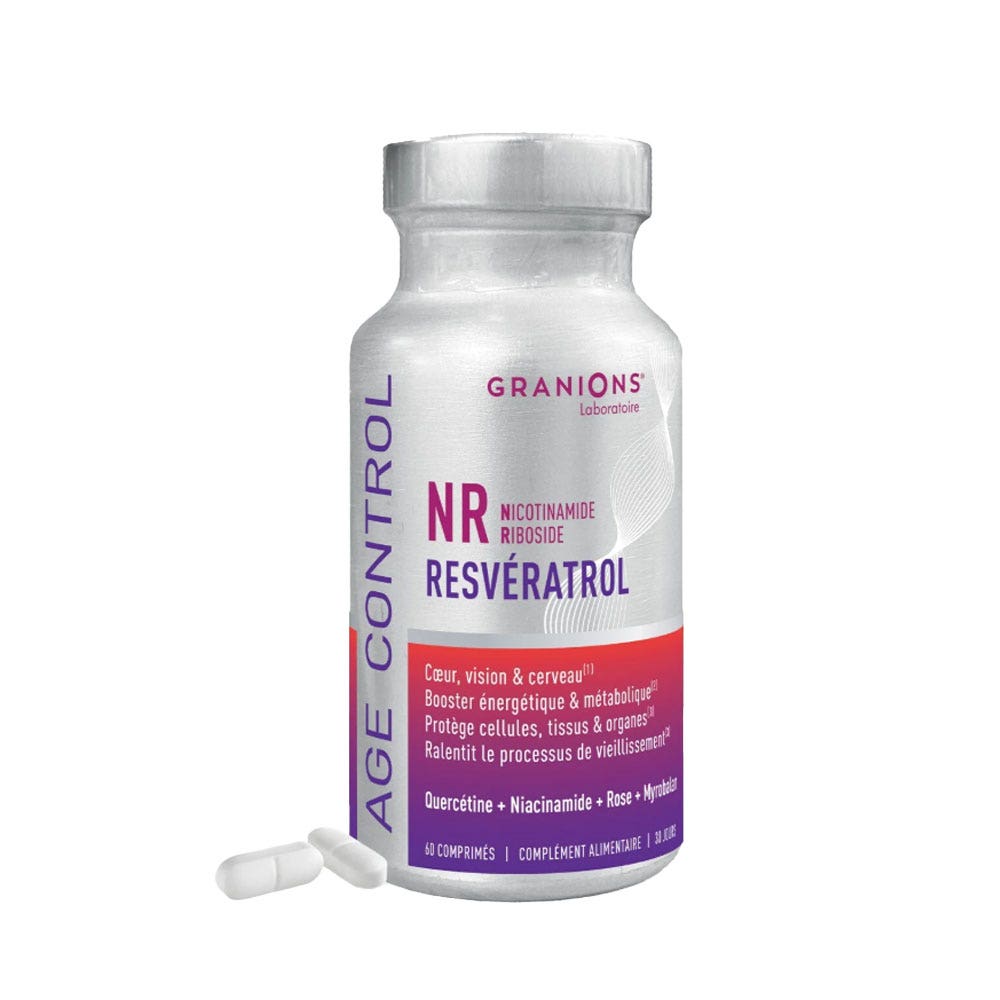 Granions Complexe Controllo anti-età con resveratrolo, niacinamide e riboside 60 compresse