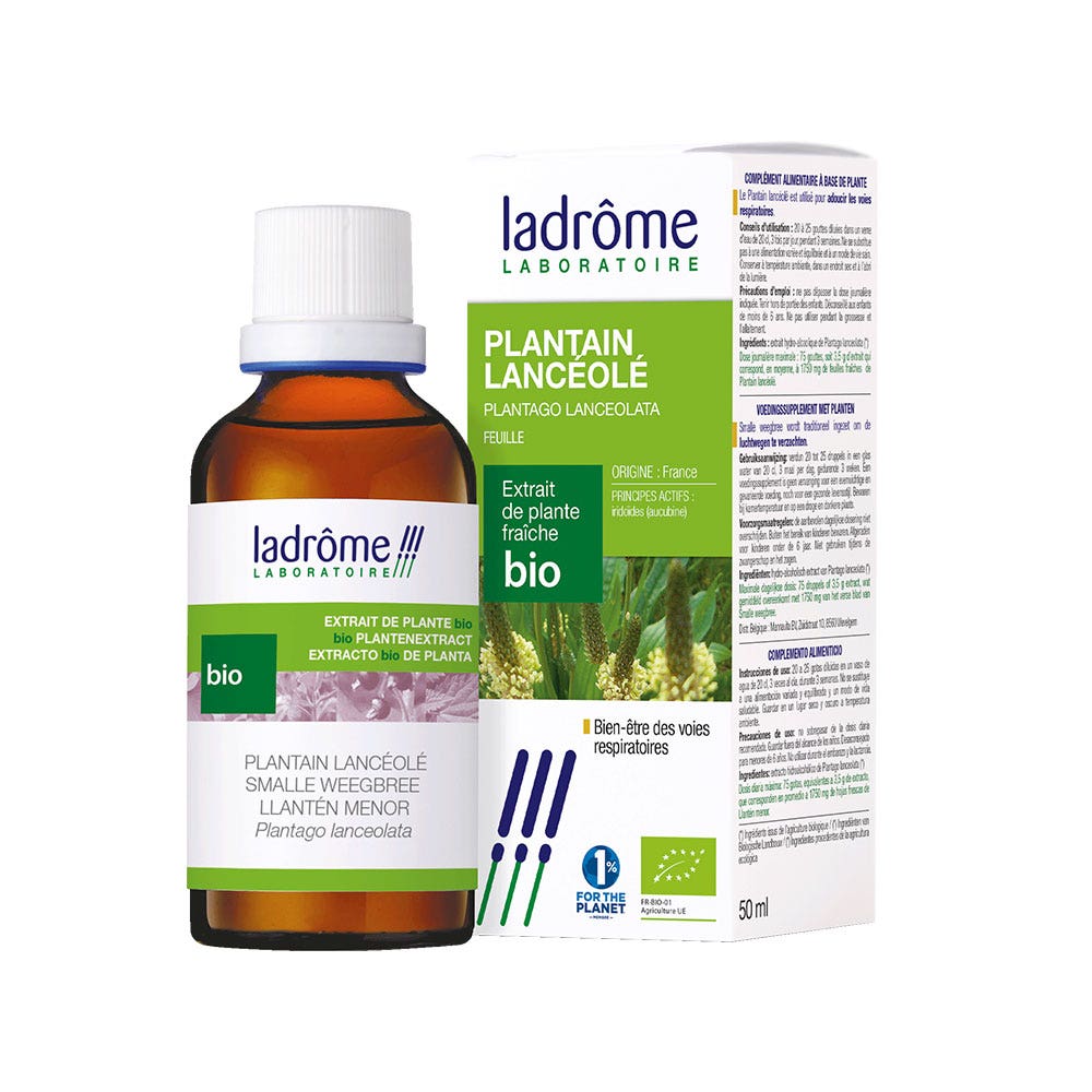 Ladrôme Estratto di piantaggine lanceolata foglia 50 ml
