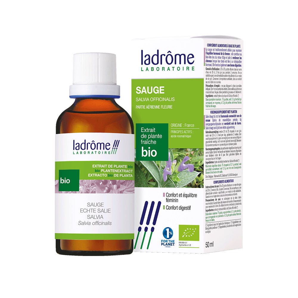 Ladrôme Estratto di pianta di salvia parte aerea fiorita 50 ml
