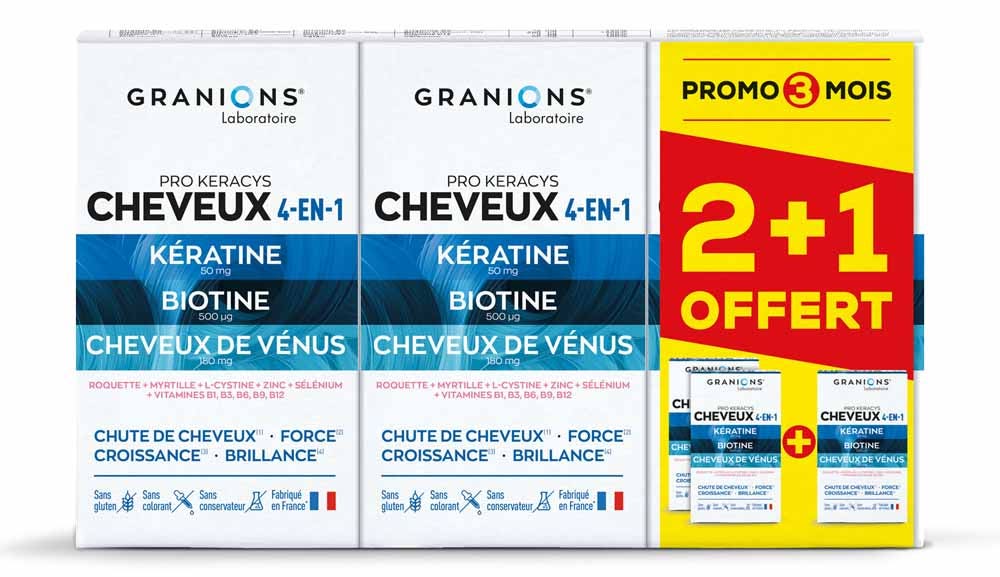 Granions Pro Keracys 4in1 Capelli 3x90 compresse
