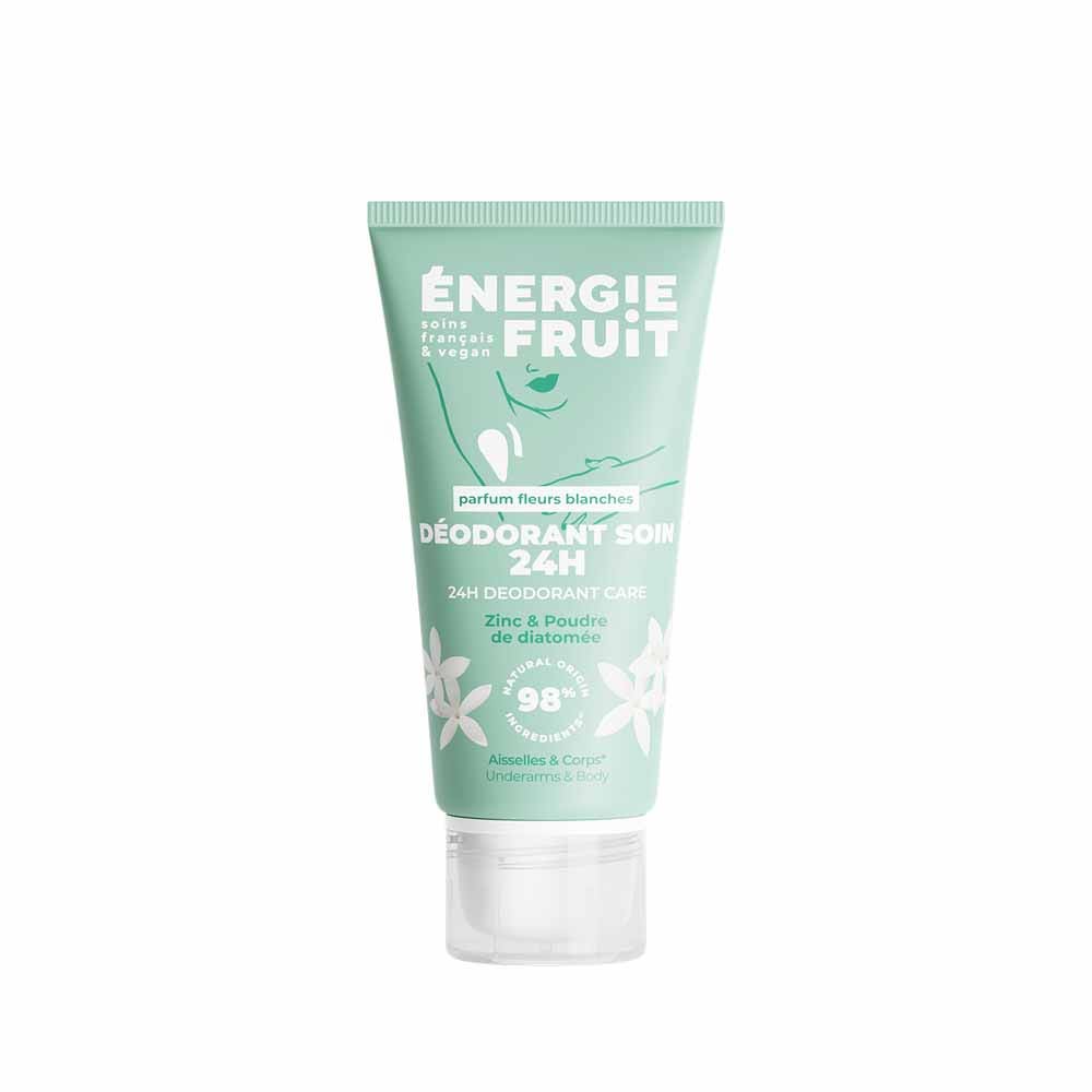 Energie Fruit Deodorante cura 24h profumo fiori bianchi per pelli sensibili 50 ml