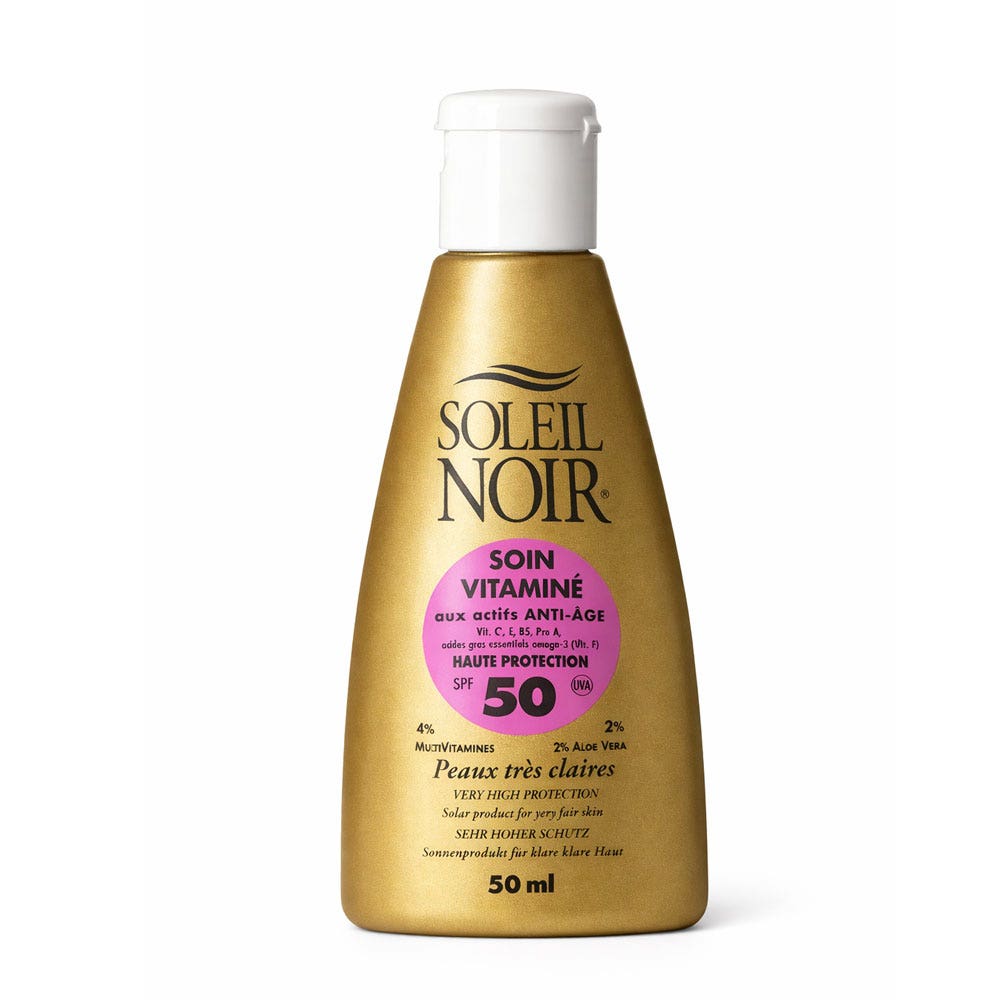 Soleil Noir Trattamento vitaminico anti-età SPF50 per pelli molto chiare 50 ml