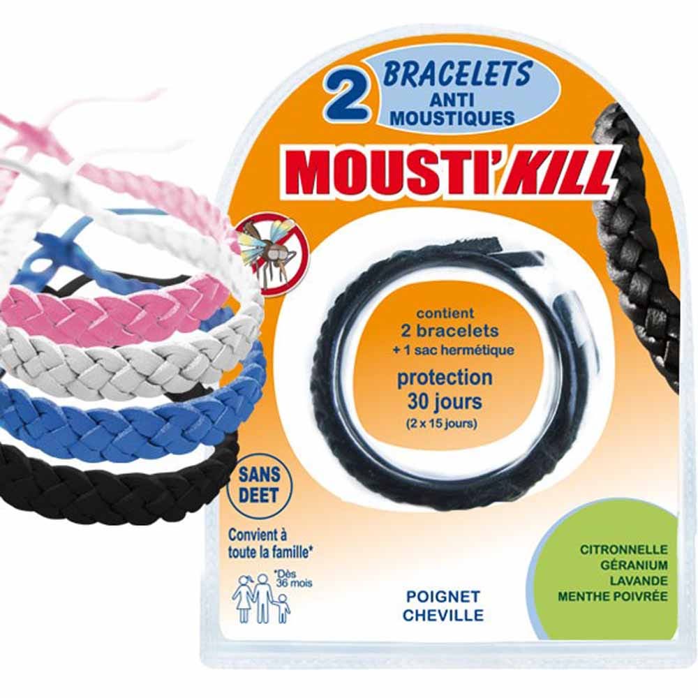 Mousti'Kill Braccialetti repellenti anti-zanzare