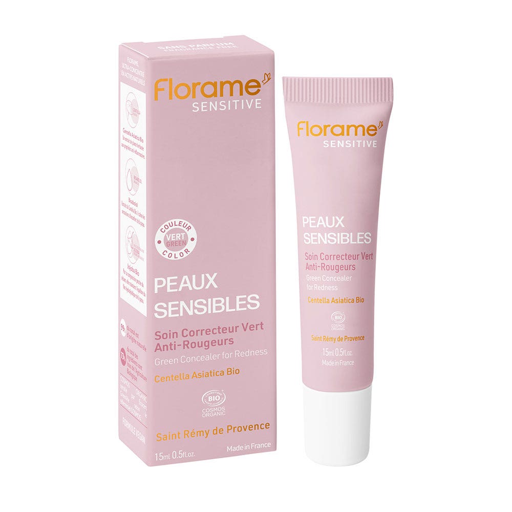 Florame Trattamento correttore verde anti-arrossamenti bio 15 ml