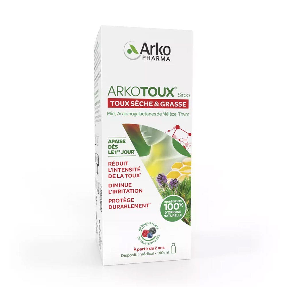 Arkopharma Arkotos Sciroppo tosse secca e grassa 140 ml